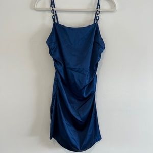 Zara Chain Strap Satin Effect Dress - NWT